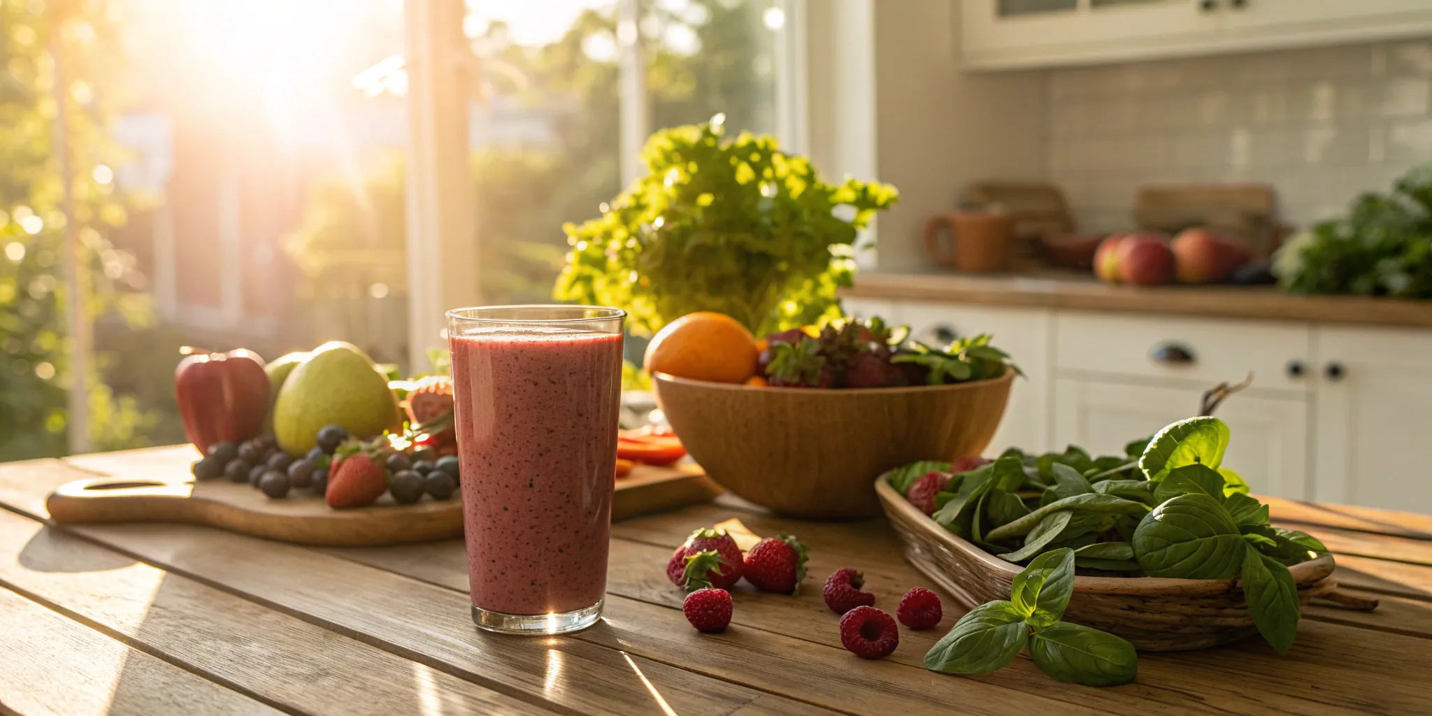 A healthy smoothie with alpha lipoic acid and B vitamins for nerve support.