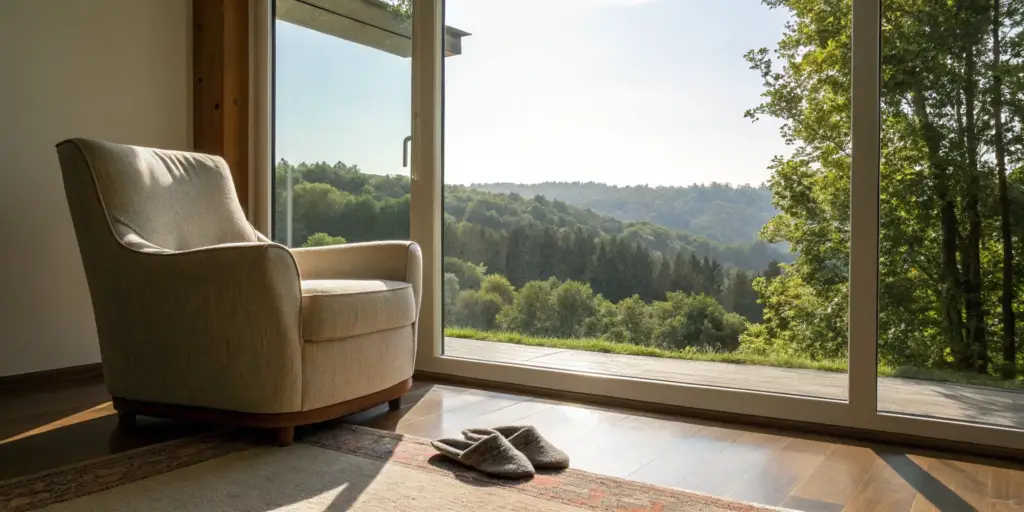 Cozy slippers by a window, finding comfort from foot neuropathy with alpha lipoic acid.