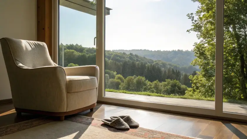 Cozy slippers by a window, finding comfort from foot neuropathy with alpha lipoic acid.
