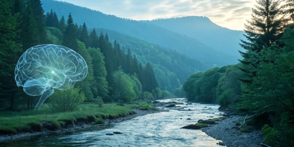 A clear brain over a river for finding the best palmitoylethanolamide supplement for relief.