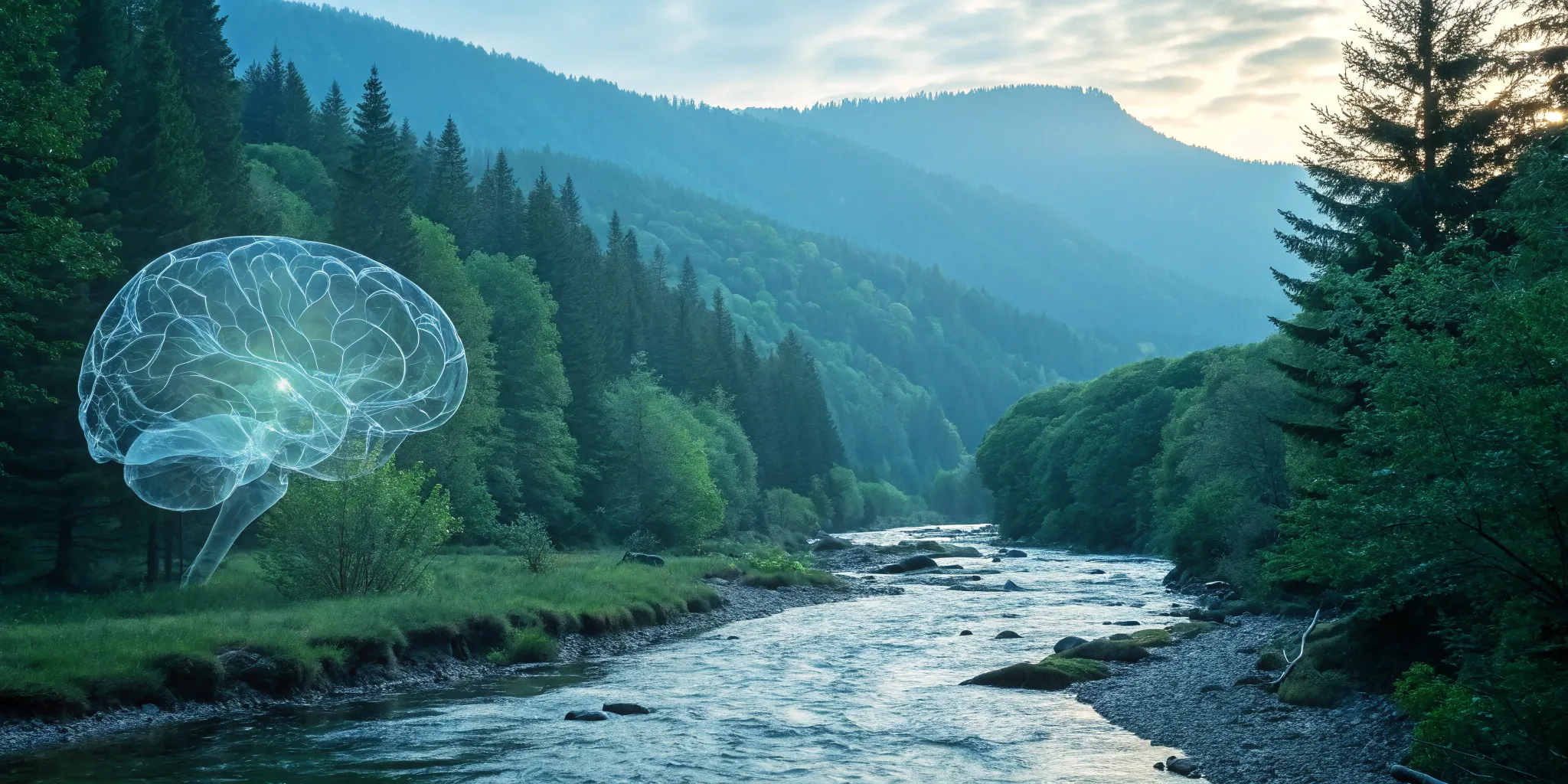 A clear brain over a river for finding the best palmitoylethanolamide supplement for relief.