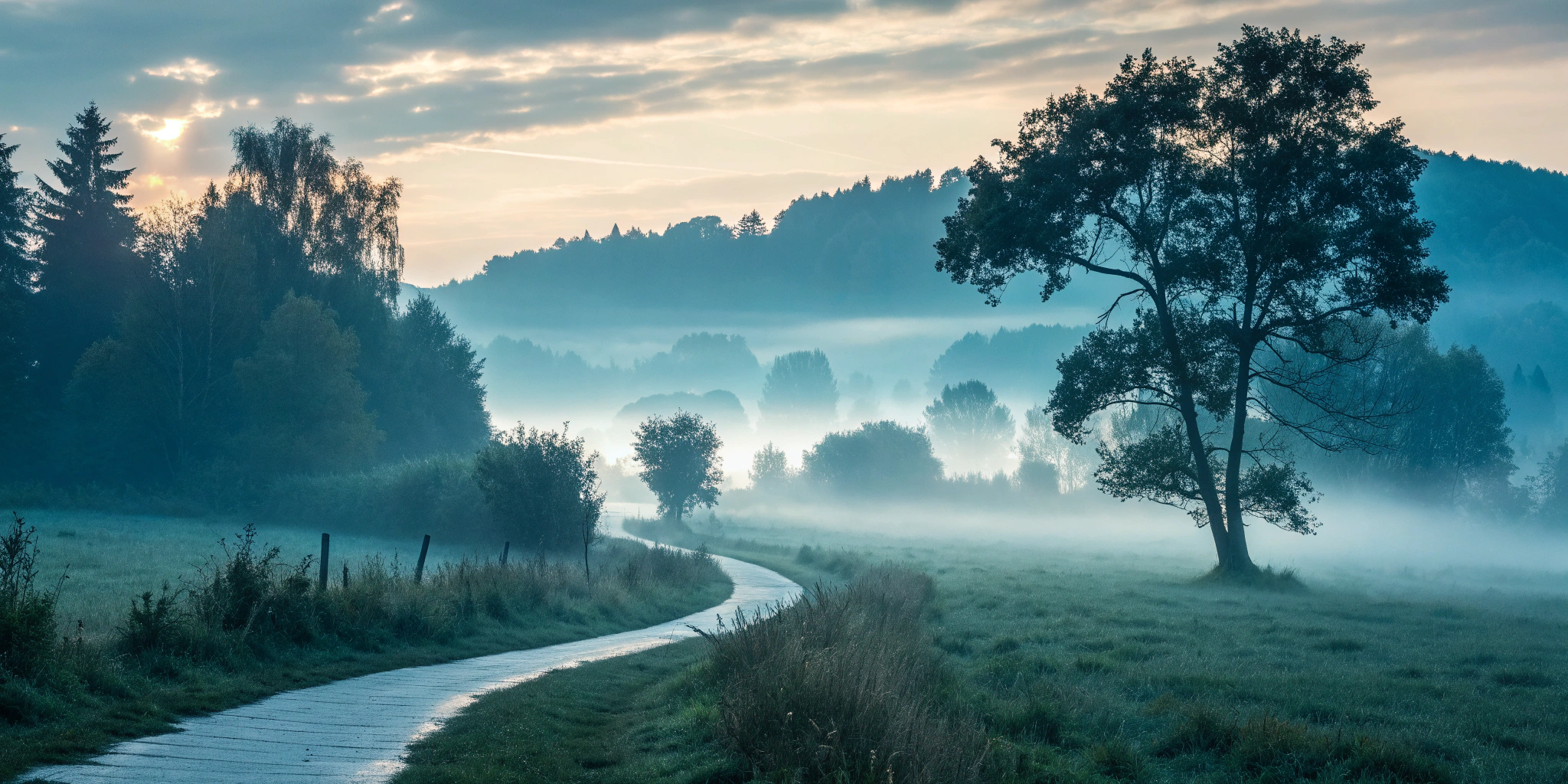 A peaceful path through a misty forest, a guide to finding the best PEA supplement for pain.
