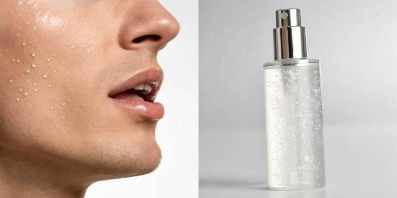 A sublingual spray bottle showing how it works for neuropathy relief.