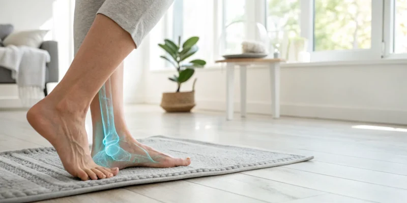 Feet with highlighted nerves, a visual concept for how to reverse nerve damage naturally.